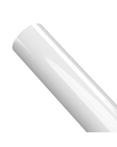 PIPE, PVC, 2.0", SCHEDULE 40, WHITE, 10FT LG